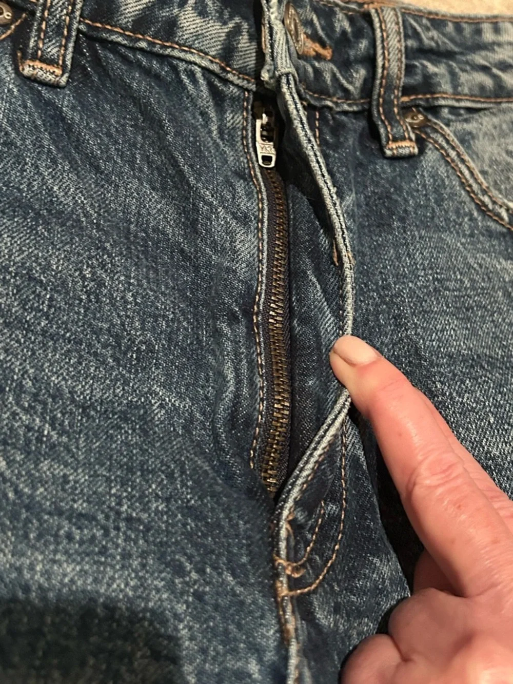 KanCan High Rise Roll Cuff Denim Shorts 7/27 - Picture 5 of 9